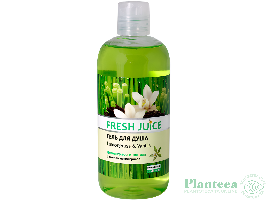 Gel dus cremos lemongrass vanilie 500ml - FRESH JUICE