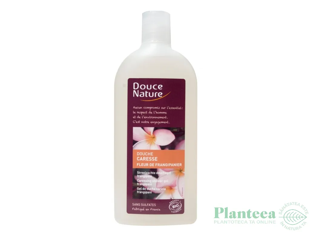 Gel dus emolient frangipani 300ml - DOUCE NATURE