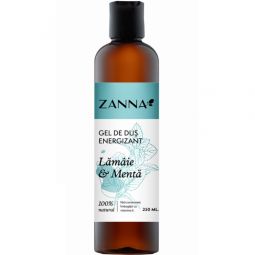 Gel dus energizant lamaie menta 250ml - ZANNA