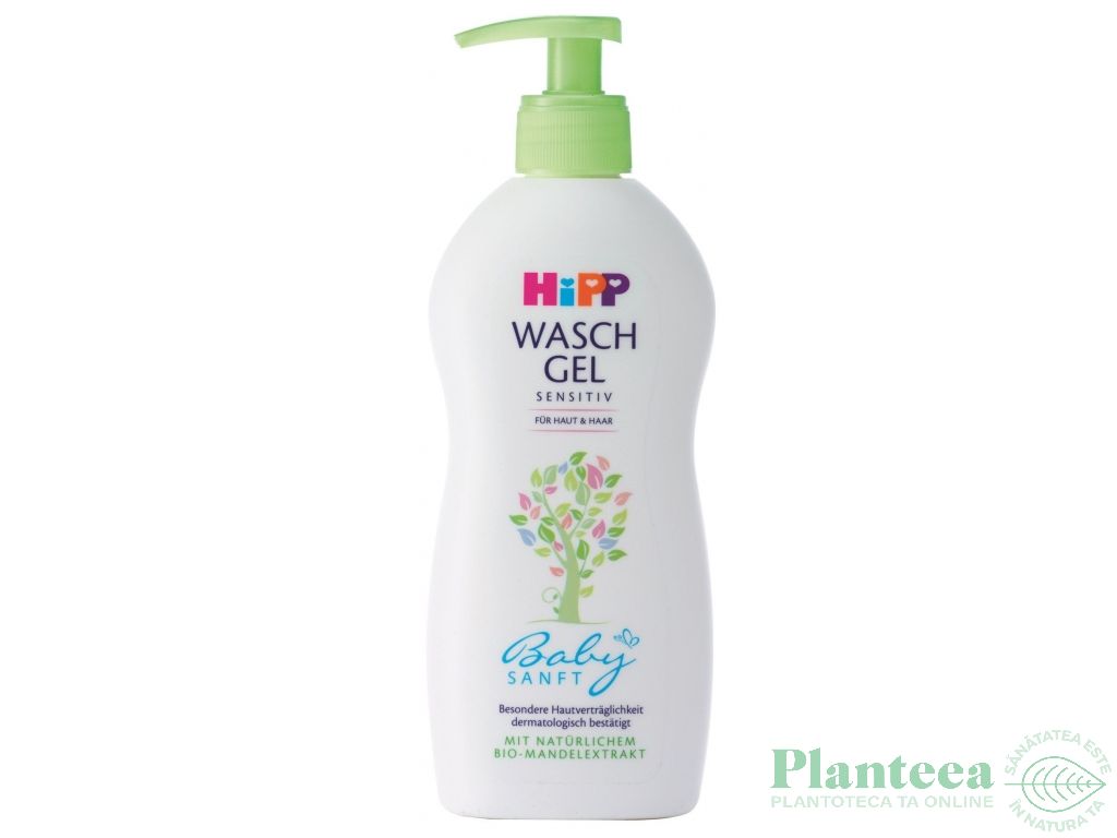 Gel dus sampon migdale BabySanft {po}400ml - HIPP