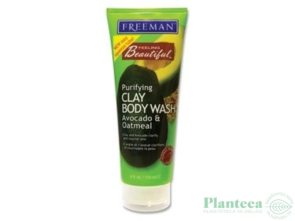 Gel dus purificator avocado ovaz 150ml - FREEMAN
