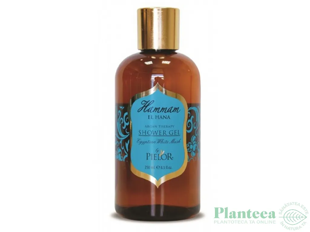 Gel dus ulei argan Egyptian White Musk 250ml - HAMMAM EL HANA