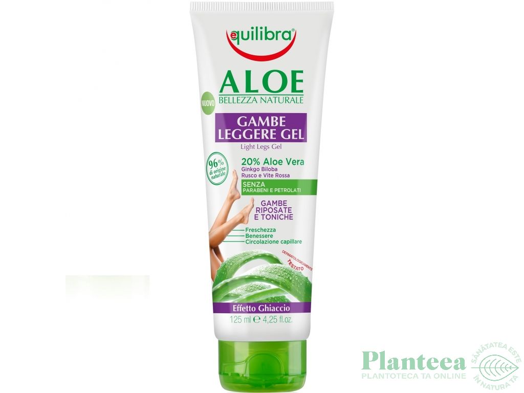 Gel gambe linistite aloe vera 125ml - EQUILIBRA