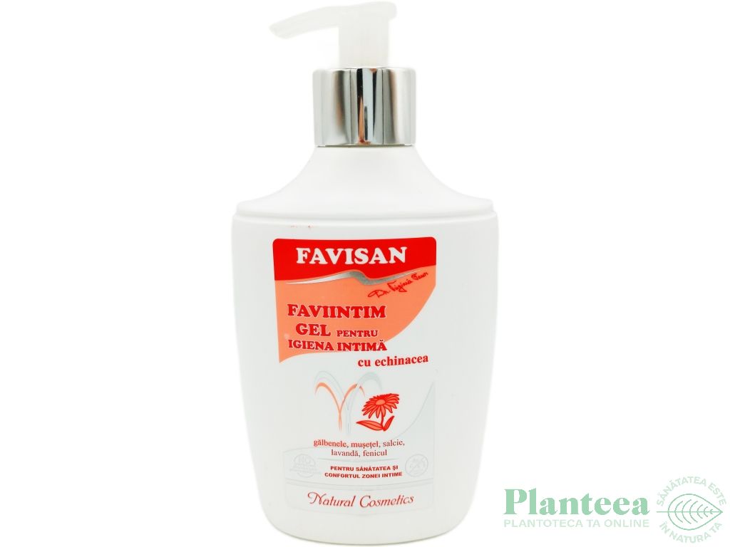 Gel igiena intima echinaceea galbenele FaviIntim 300ml - FAVISAN