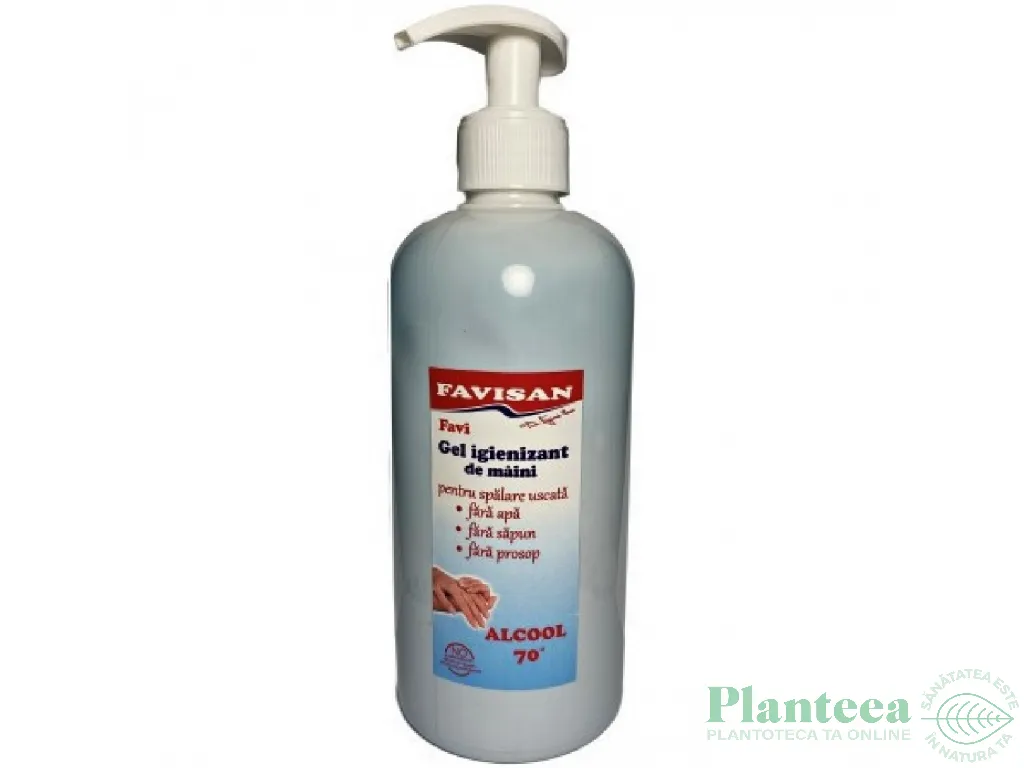 Gel igienizant maini 70%alcool spalare uscata 500ml - FAVISAN