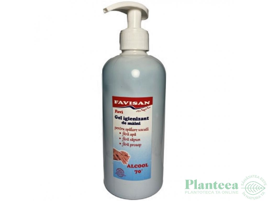 Gel igienizant maini 70%alcool spalare uscata 500ml - FAVISAN