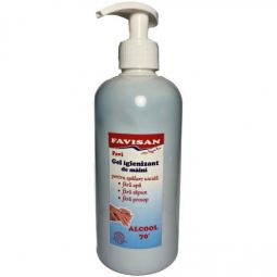 Gel igienizant maini 70%alcool spalare uscata 500ml - FAVISAN