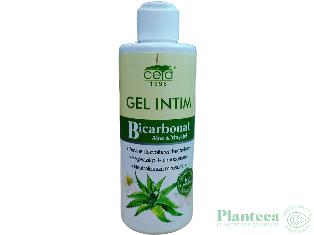 Gel igiena intima bicarbonat aloe musetel 200ml - CETA SIBIU