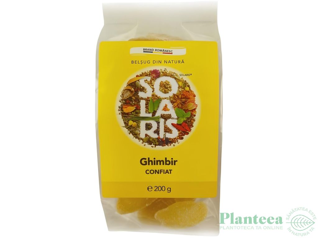 Ghimbir confiat bucati 200g - SOLARIS