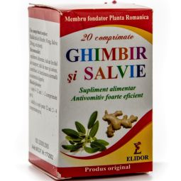 Ghimbir salvie 20cp - ELIDOR