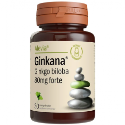 Ginkgo biloba 80mg Ginkana forte 30cp - ALEVIA