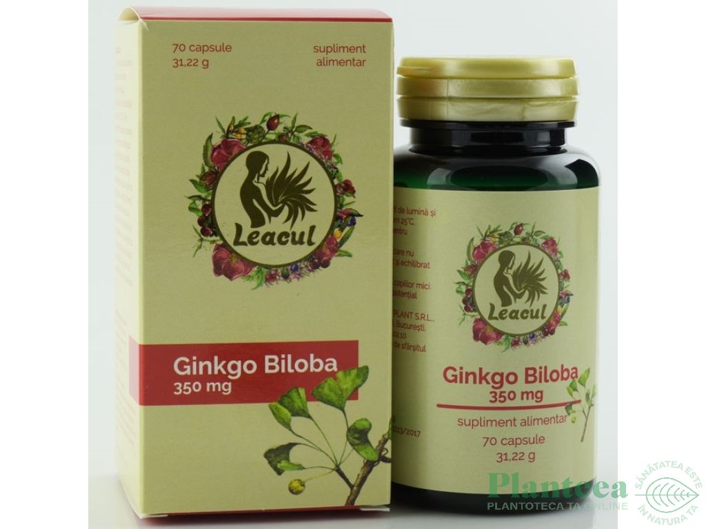 Ginkgo biloba 350mg 70cps - LEACUL