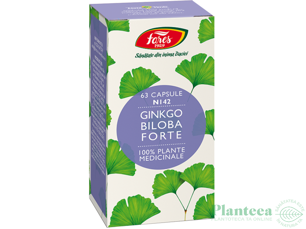 Ginkgo biloba forte 63cps - FARES