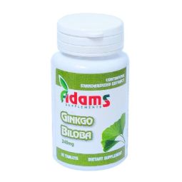 Ginkgo biloba 240mg 60cp - ADAMS SUPPLEMENTS