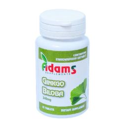 Ginkgo biloba 240mg 60cp - ADAMS