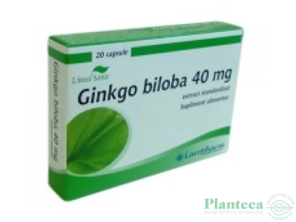 Ginkgo biloba 40mg 20cp - LAROPHARM
