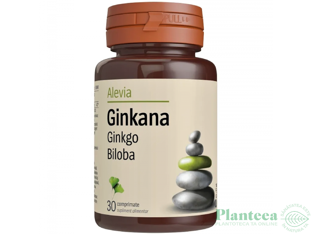 Ginkgo biloba 40mg Ginkana 30cp - ALEVIA