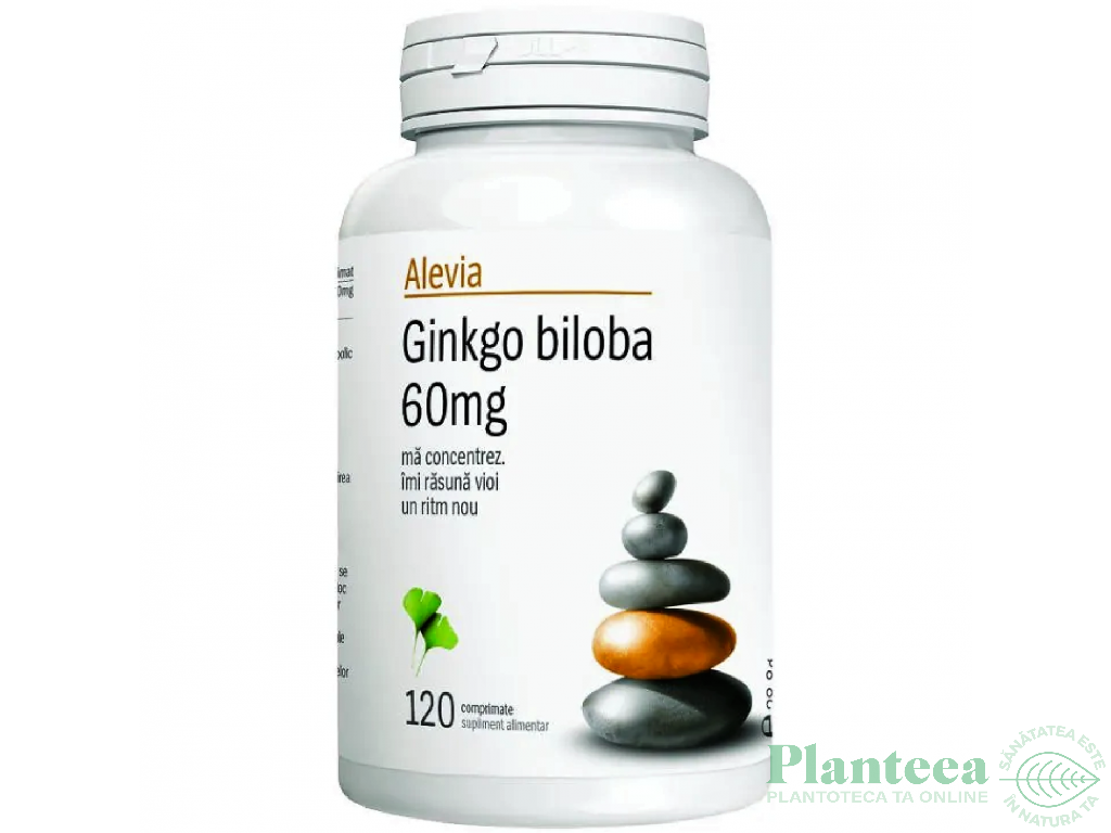 Ginkgo biloba 60mg 120cp - ALEVIA