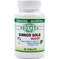 Ginkgo gold memory 60cp - PROVITA NUTRITION