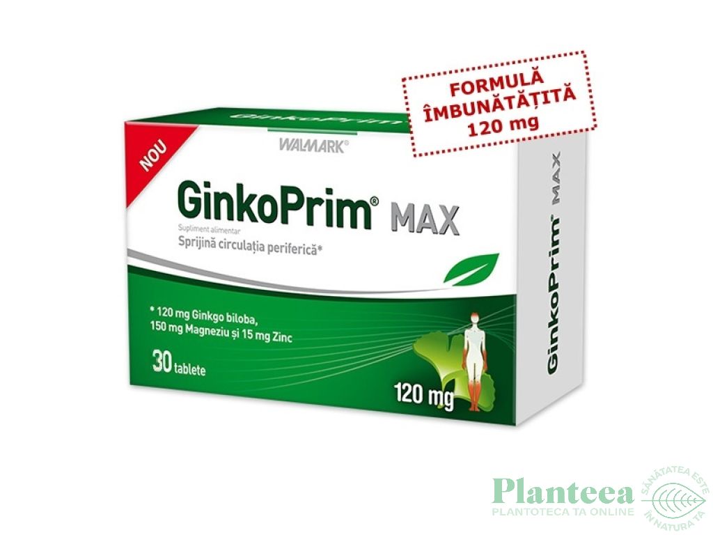 GinkoPrim max 120mg 30cp - WALMARK