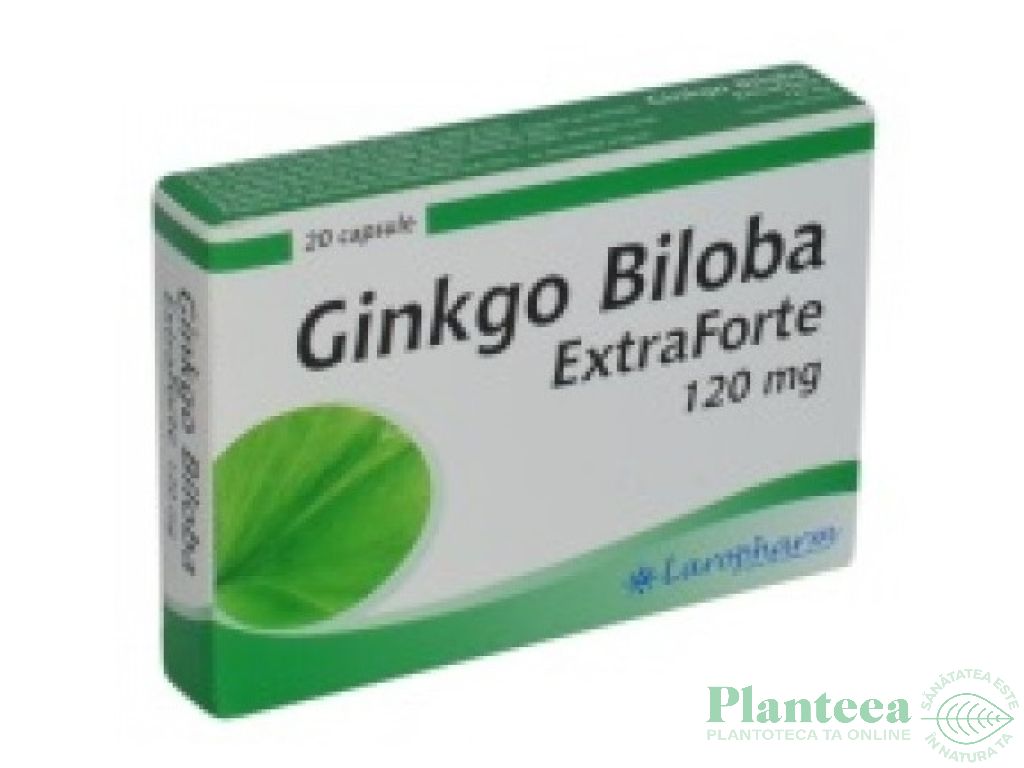 Ginkgo biloba 120mg 20cp - LAROPHARM