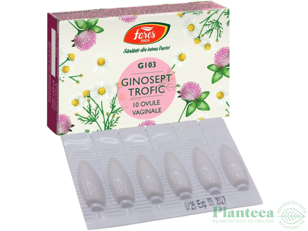 Crema solida Ginosept Trofic 10monodoze 18,5g - FARES