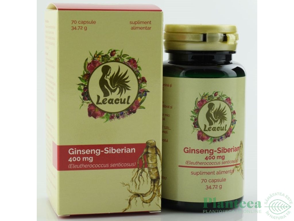 Ginseng siberian 400mg 70cps - LEACUL