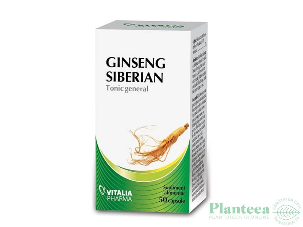 Ginseng siberian 400mg 50cps - VITALIA K