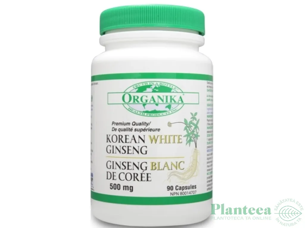 Ginseng Alb Coreean 90cps - ORGANIKA HEALTH