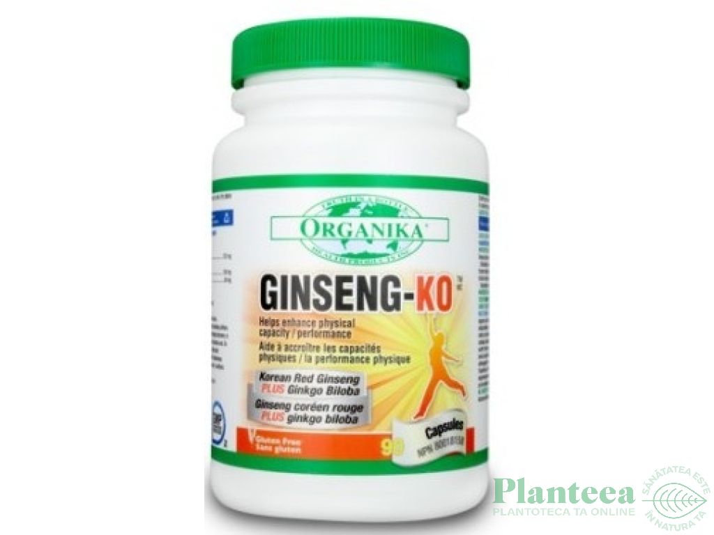 Ginseng KO 90cps - ORGANIKA HEALTH