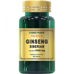 Ginseng siberian 1000mg 60cp - COSMO PHARM