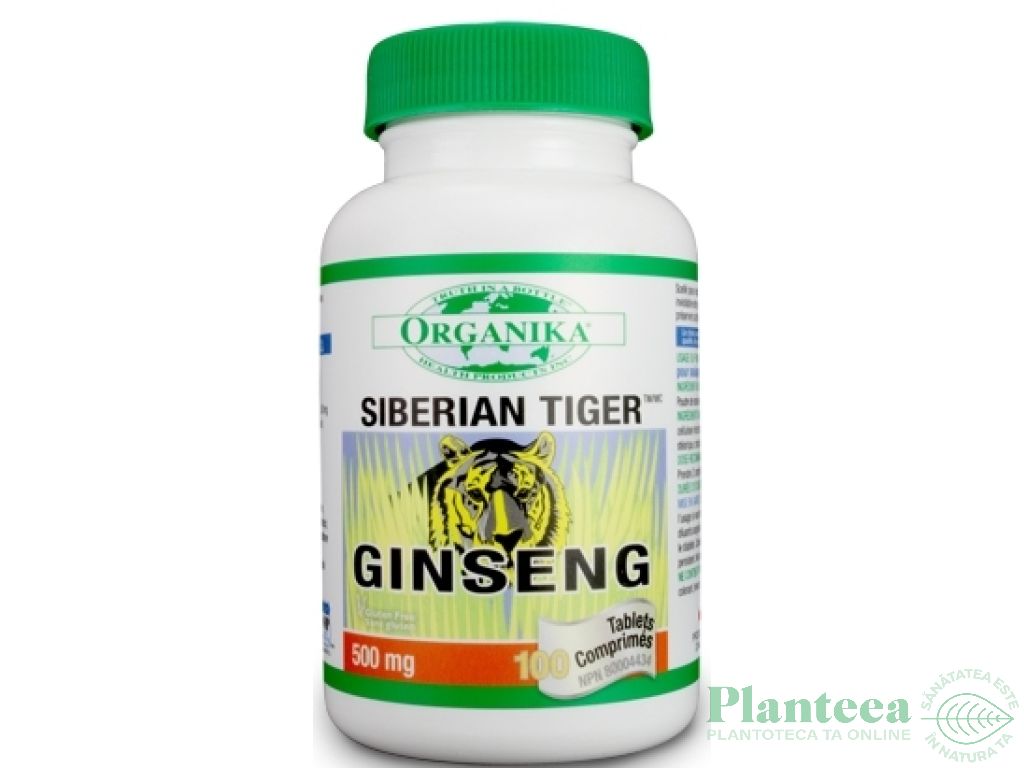 Ginseng Tigru Siberian 100cps - ORGANIKA HEALTH