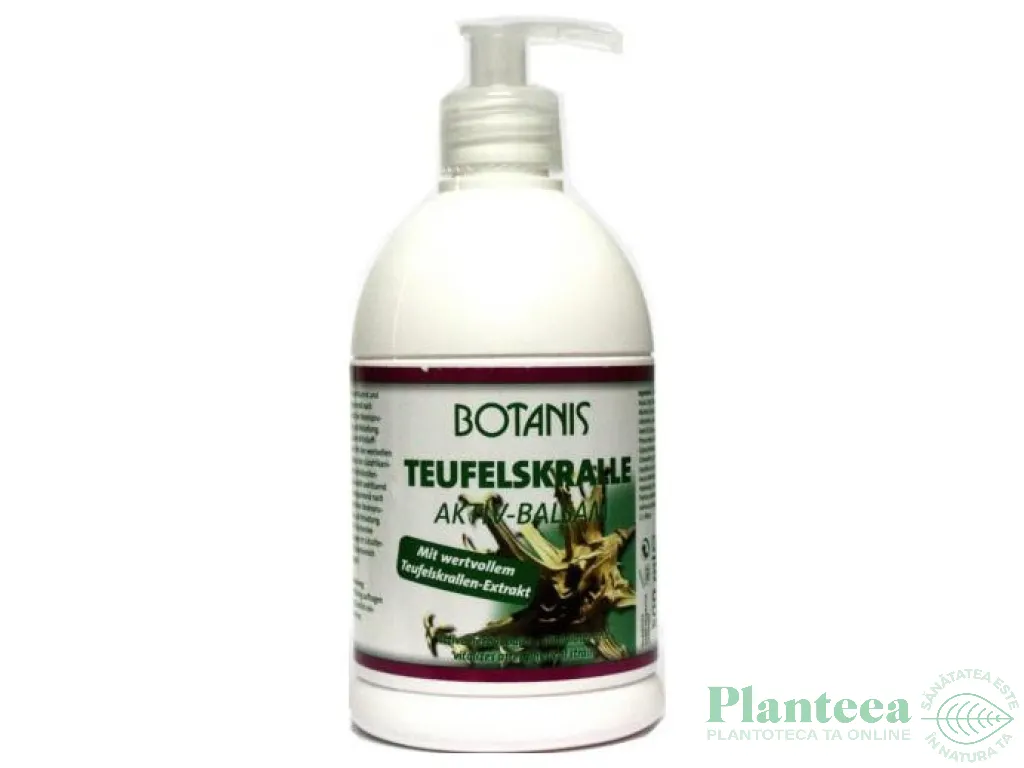 Balsam gheara diavolului aktiv pompita 500ml - BOTANIS