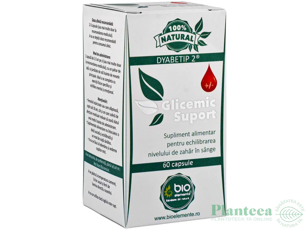 Glicemic Suport 60cps - BIO ELEMENTE