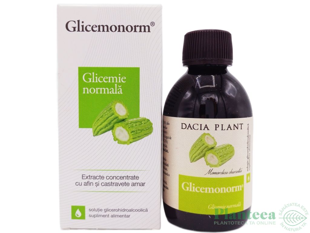 Tinctura Glicemonorm 200ml - DACIA PLANT