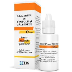 Glicerina boraxata galbenele propolis 25ml - TIS