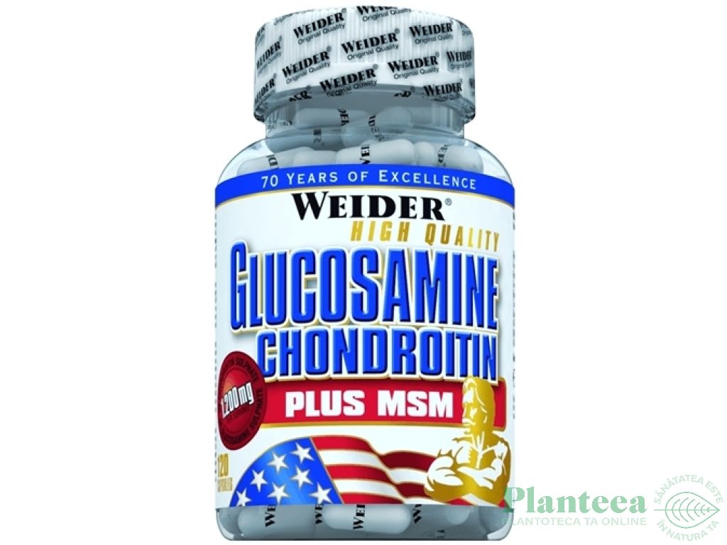 Glucosamine chondroitin MSM 120cps - WEIDER