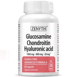 Glucosamine Chondroitin Hyaluronic Acid 60cps - ZENYTH