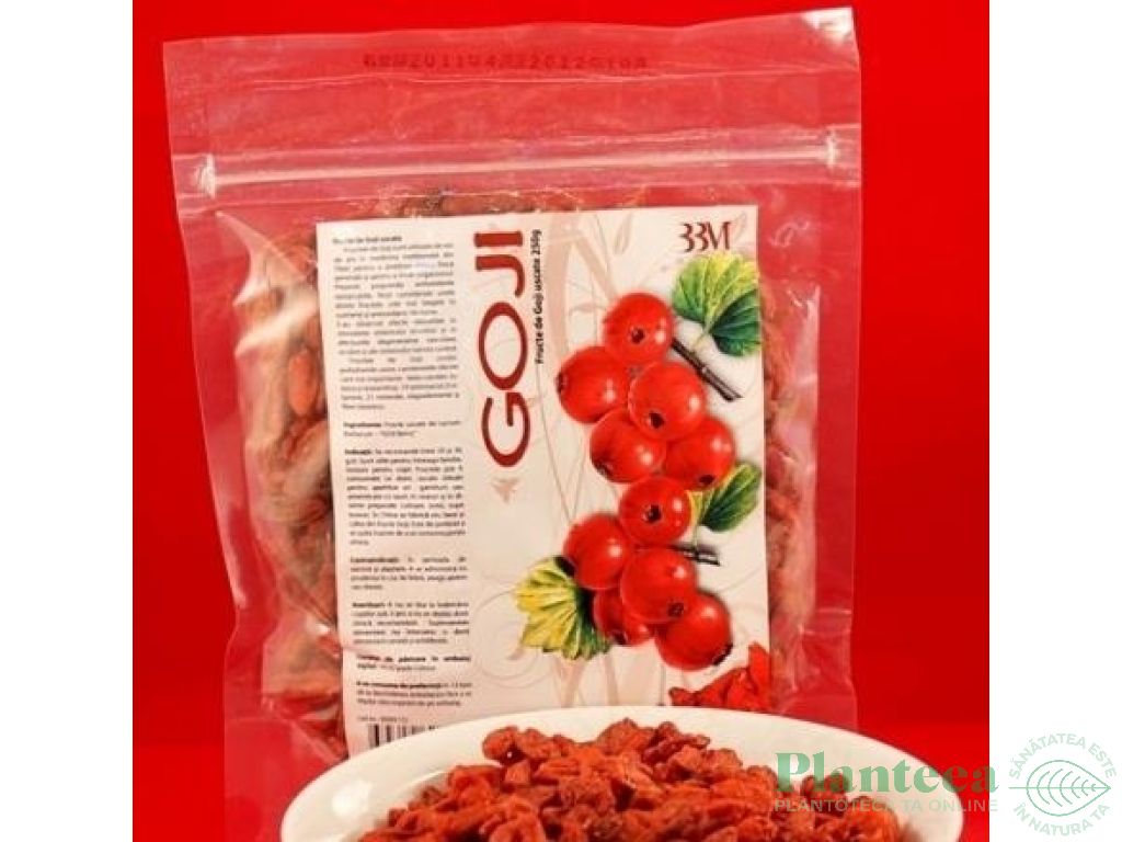 Goji fructe uscate 250g - BBM MEDICAL