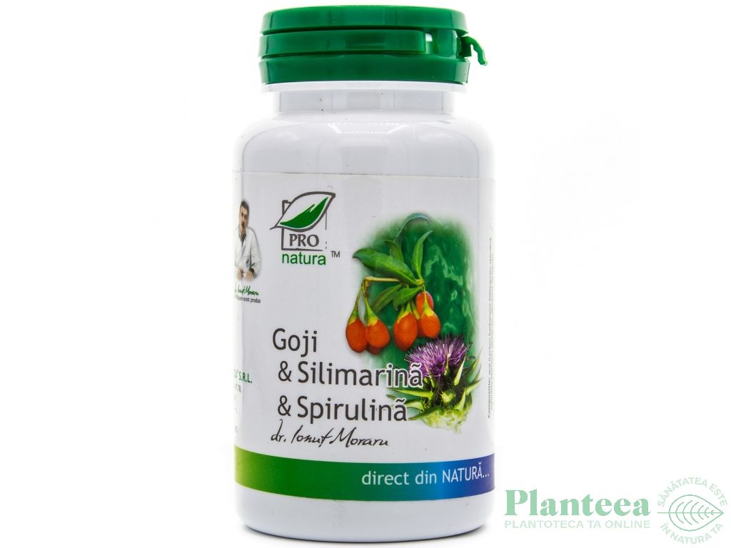 Goji silimarina spirulina 60cps - MEDICA