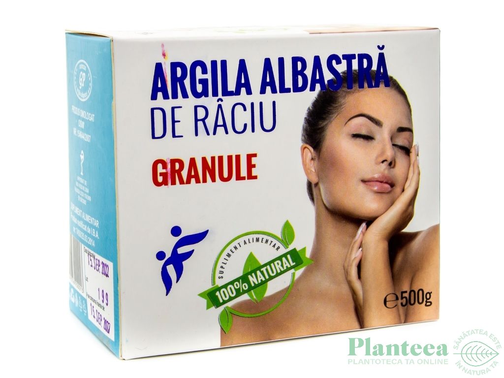 Argila albastra granule 500g - RACIU