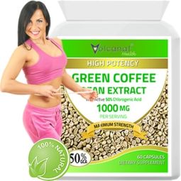 Cafea verde 1000mg 60cps - VOLCANAT HEALTH