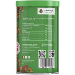 Eritritol stevie indulcitor cristalizat pulbere 300g - GREEN SUGAR