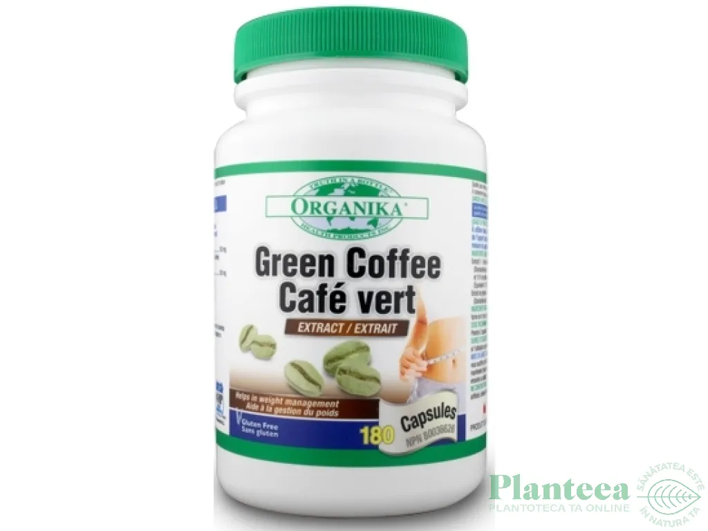 Cafea verde 180cps - ORGANIKA HEALTH