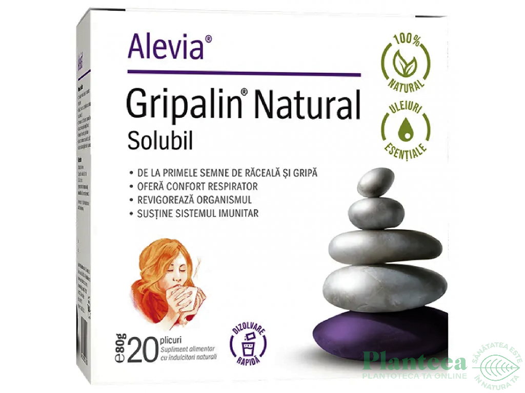 Gripalin natural solubil 20pl - ALEVIA