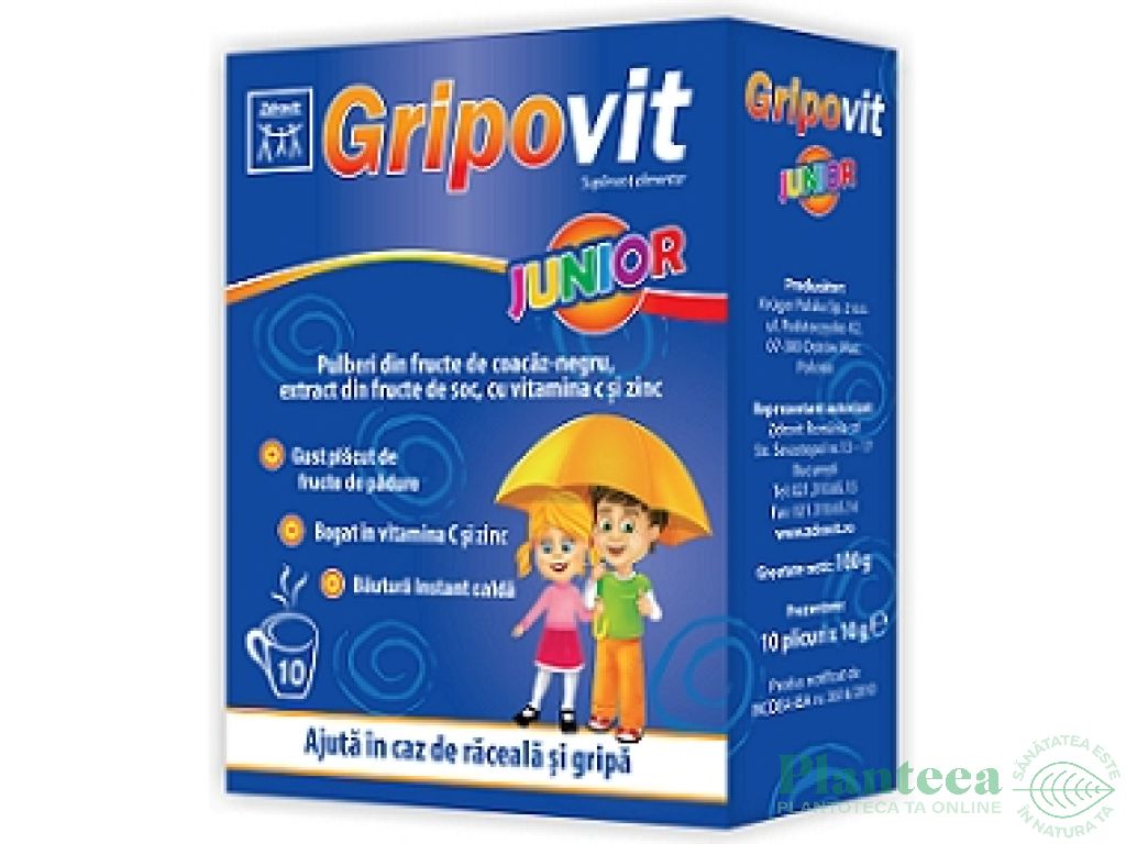 Gripovit junior 10pl - NATUR PRODUKT