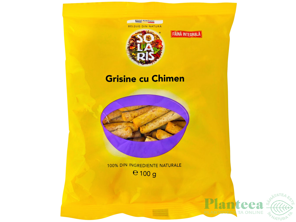 Grisine integrale chimen 100g - SOLARIS