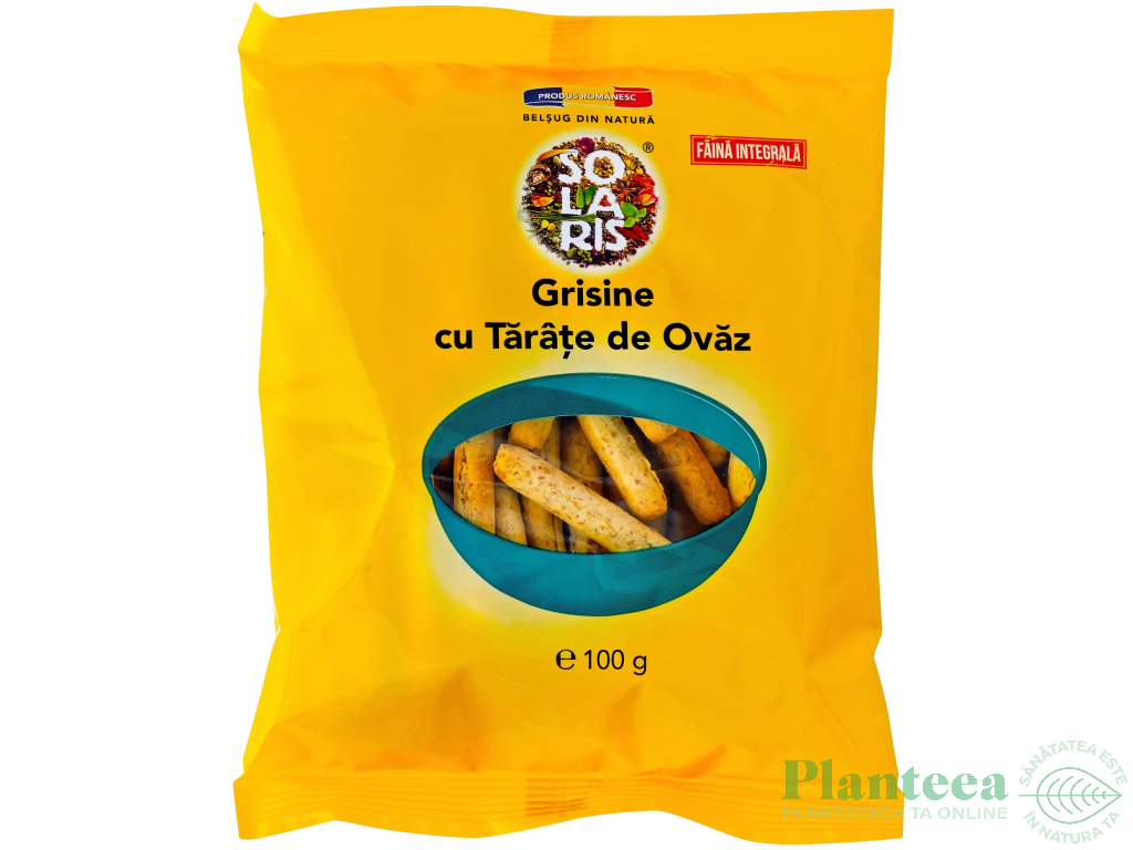 Grisine integrale tarate ovaz 100g - SOLARIS
