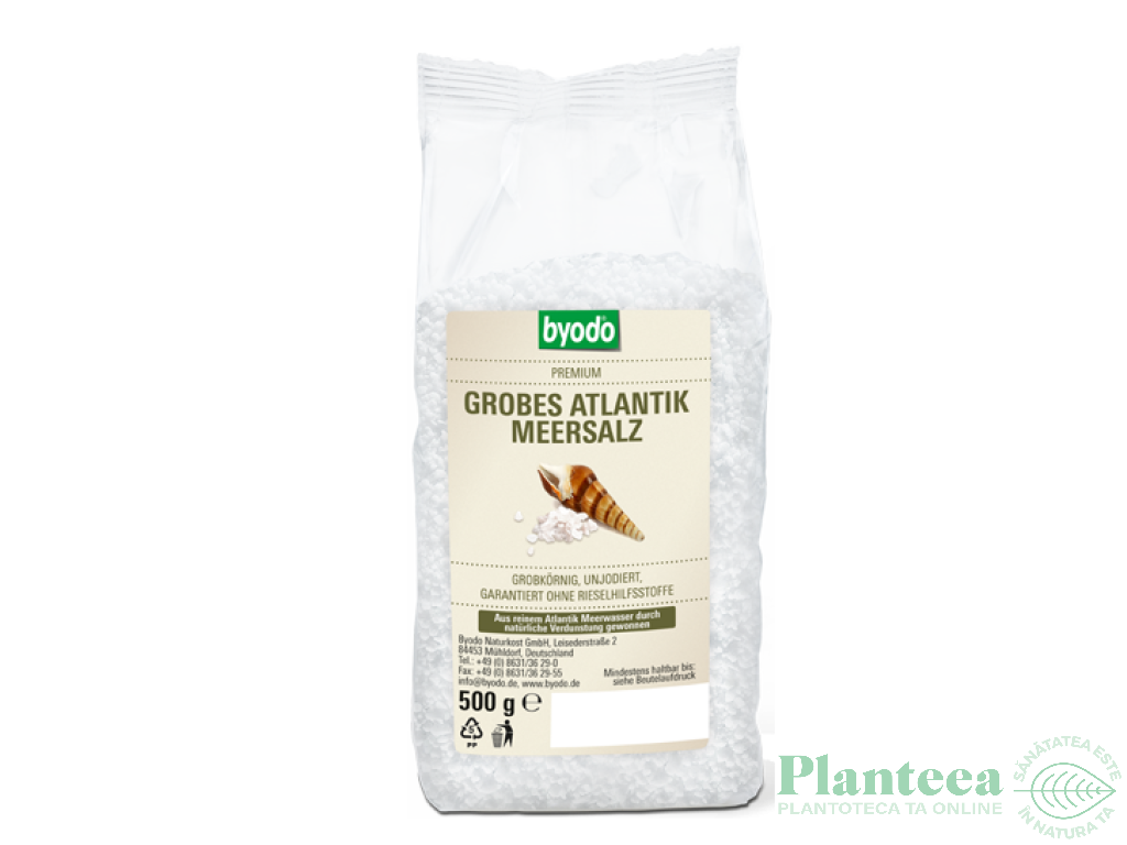 Sare mare grunjoasa Atlantic eco 500g - BYODO