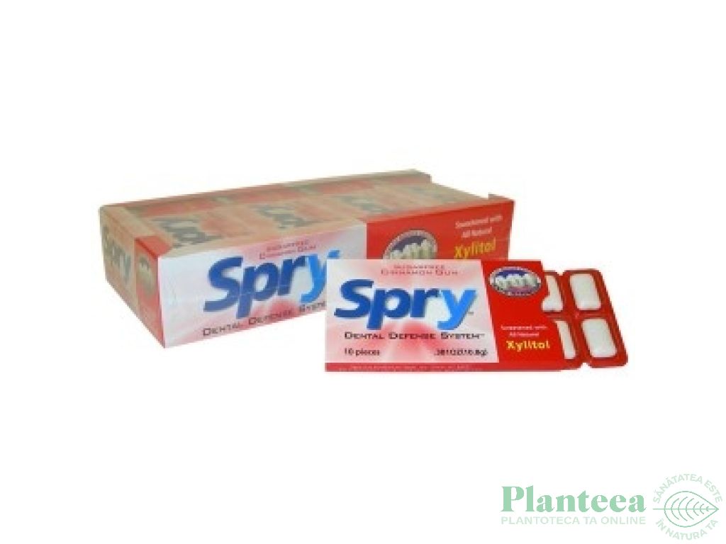 Guma mestecat xylitol scortisoara 10b - SPRY